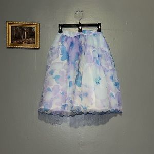 Floral Midi Skirt